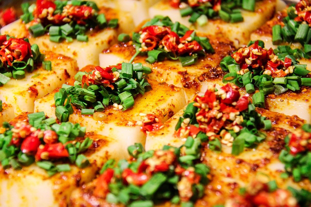 Sticky Gochujang Tofu with Herbs and Peanuts: A Flavor-Packed Delight